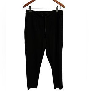 Only black  trousers straight leg ankle crop comfy pants size large